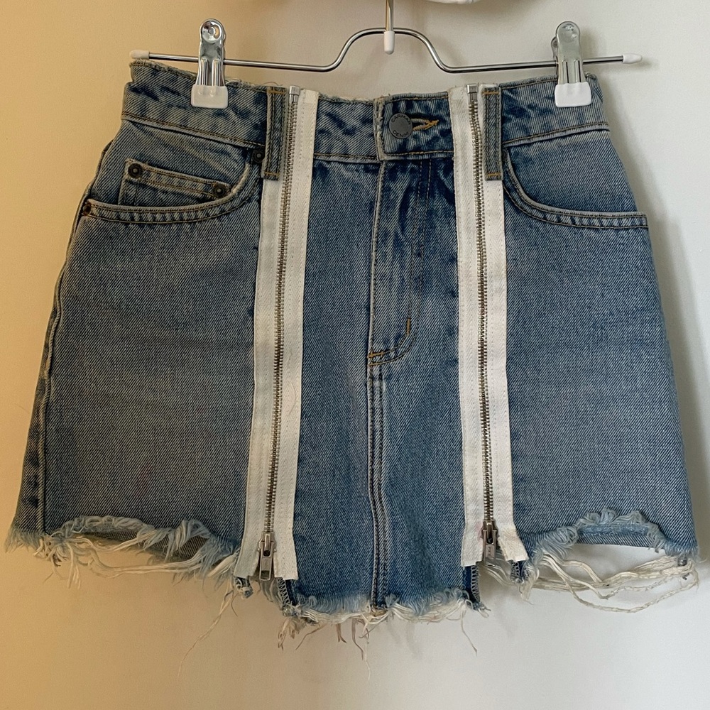 Carmar denim skirt